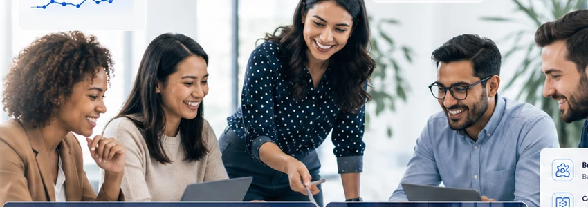 A collaborative strategic marketing team